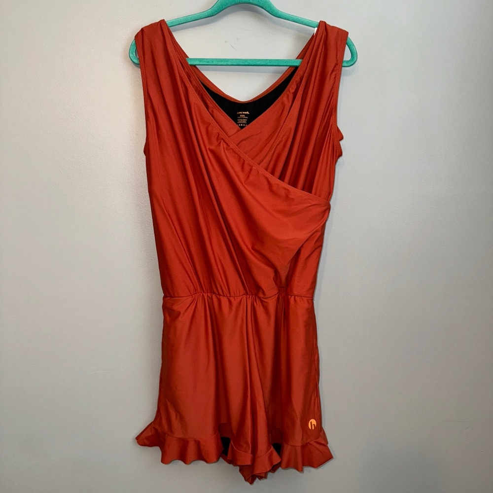 NWT Honeymark Honey Mark Ginger Swim Romper Size XXXL 3XL - Picture 2 of 5